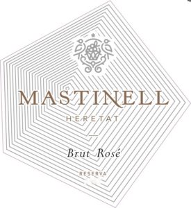 label of Mastinell's Cava rosé